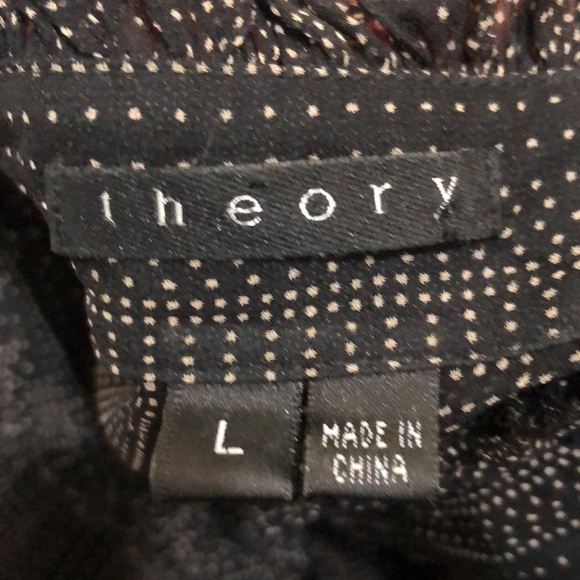 Theory Black Sheer Blouse - Picture 6 of 10